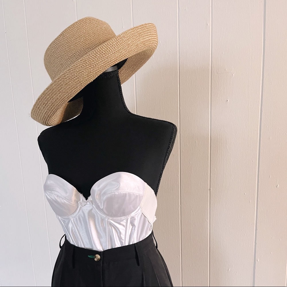 White Bustier